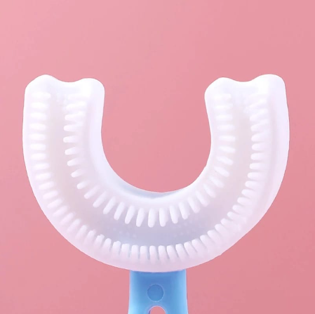 Cepillo de dientes suave para niños 360° en forma de U